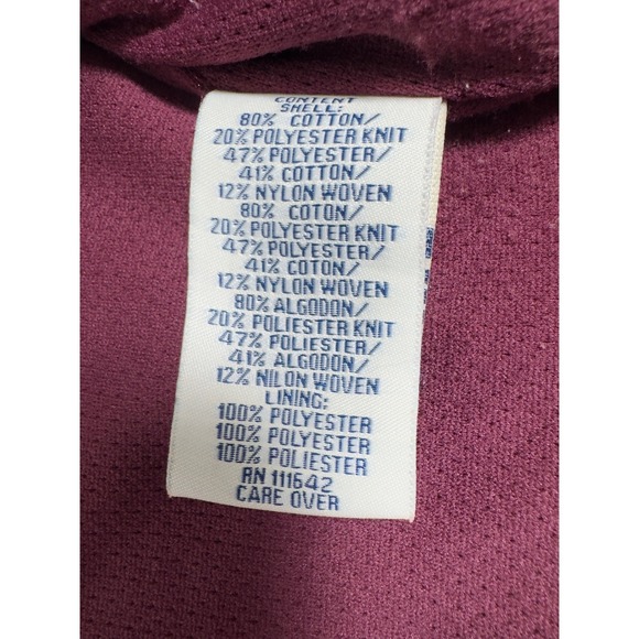 Coogi Hooded Utility Jacket Mens XL Tan Burgundy  Cargo Zip Streetwear Hip Hop - Picture 8 of 10